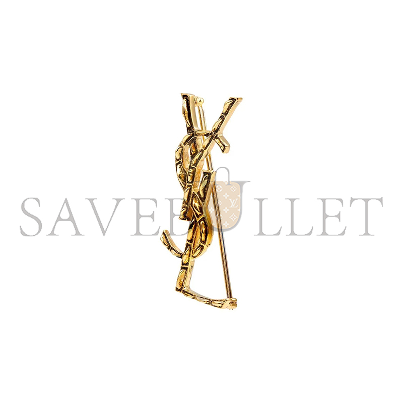 YSL CASSANDRE BROOCH 470371Y15008030